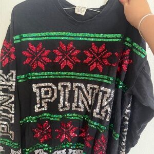 PINK Victoria's Secret Christmas Top